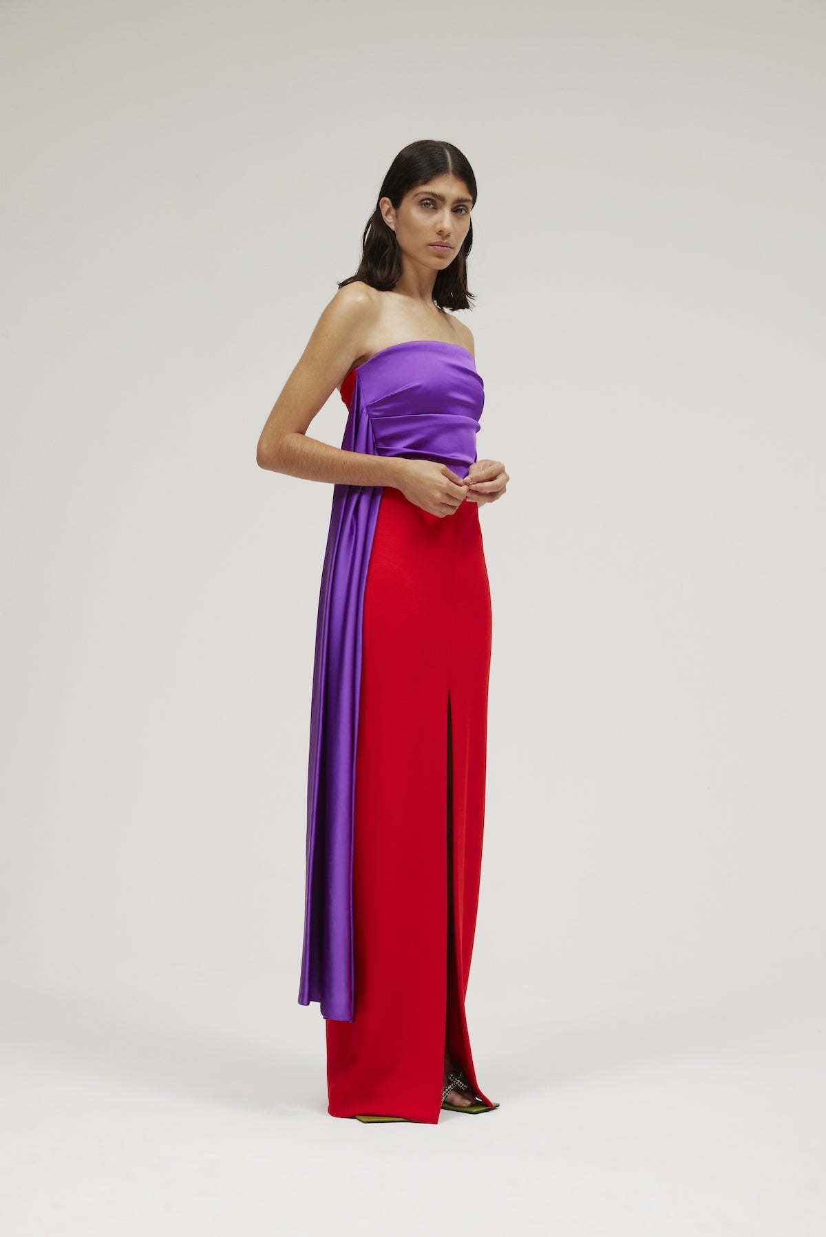 Red hot sale purple dress