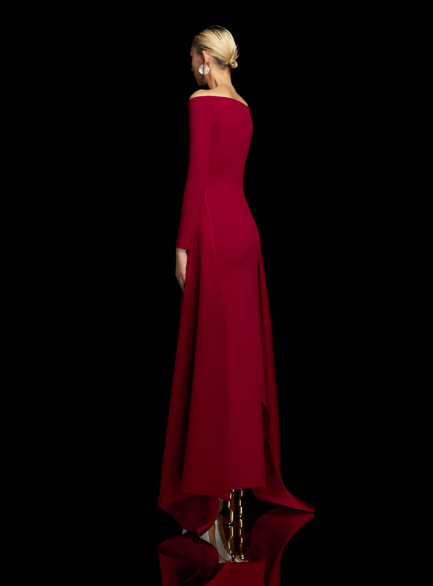 The Irma Maxi Dress in Ruby