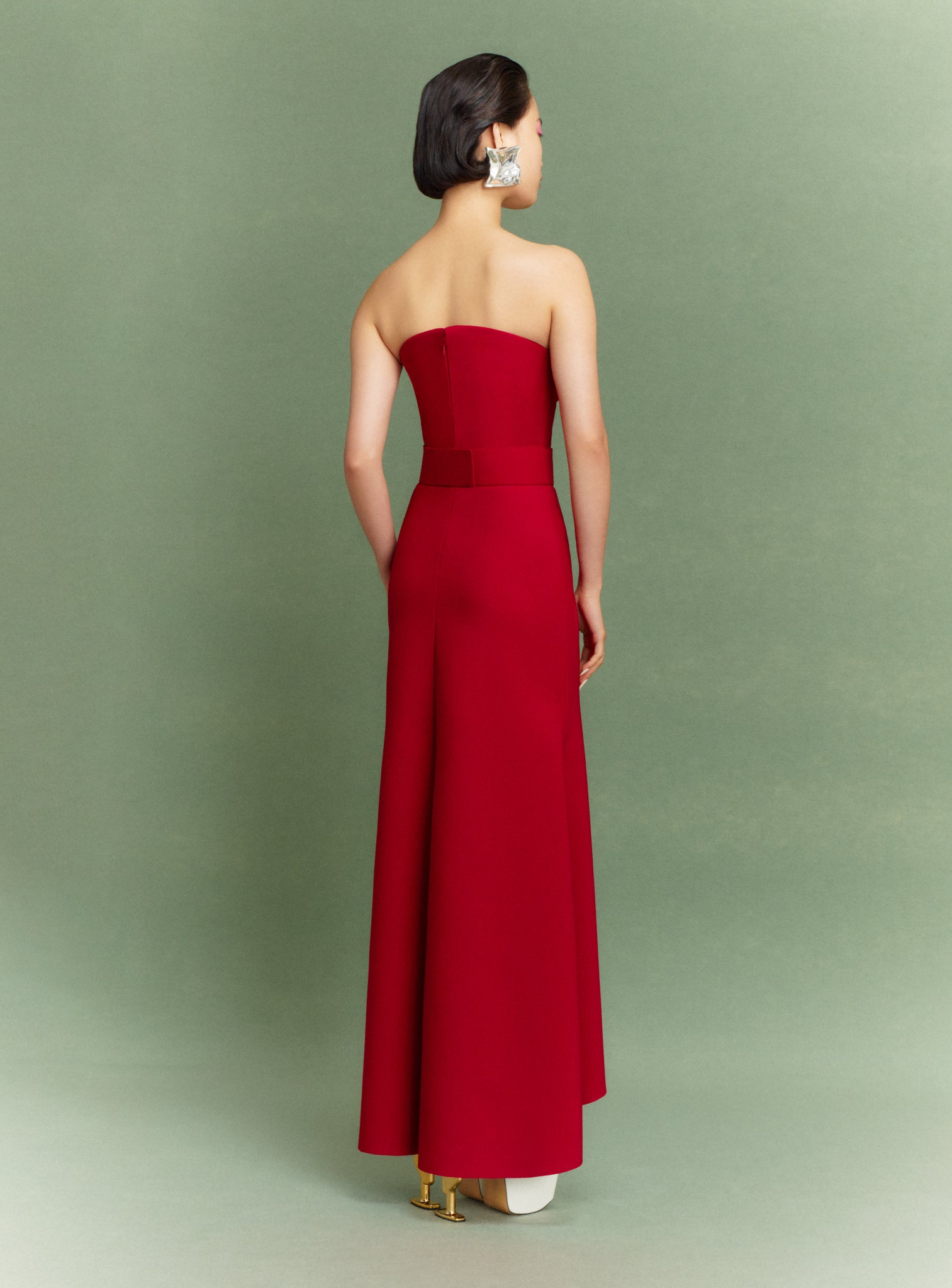 The Ember Maxi Dress in Ruby