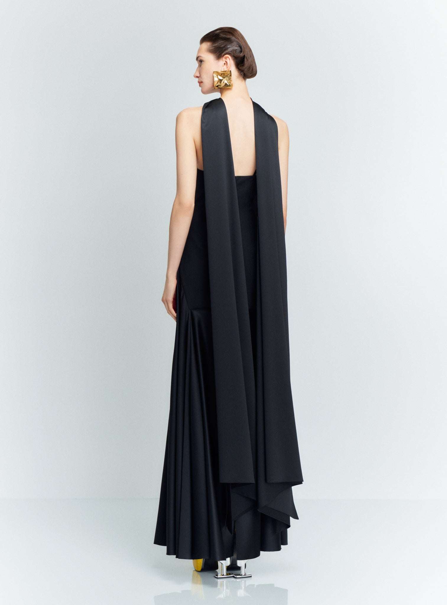 The Cece Maxi Dress in Black