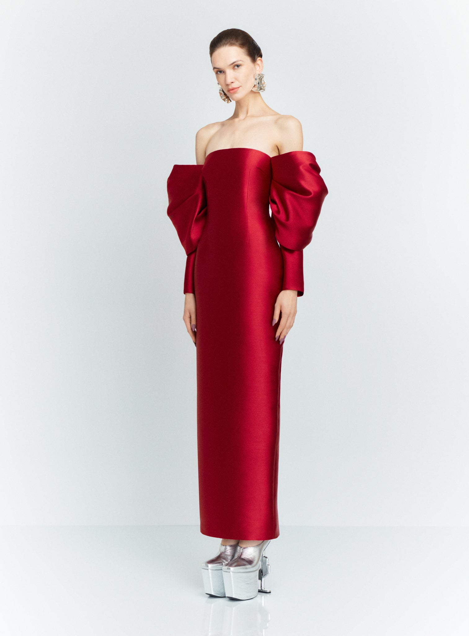 The Laylah Maxi Dress in Ruby
