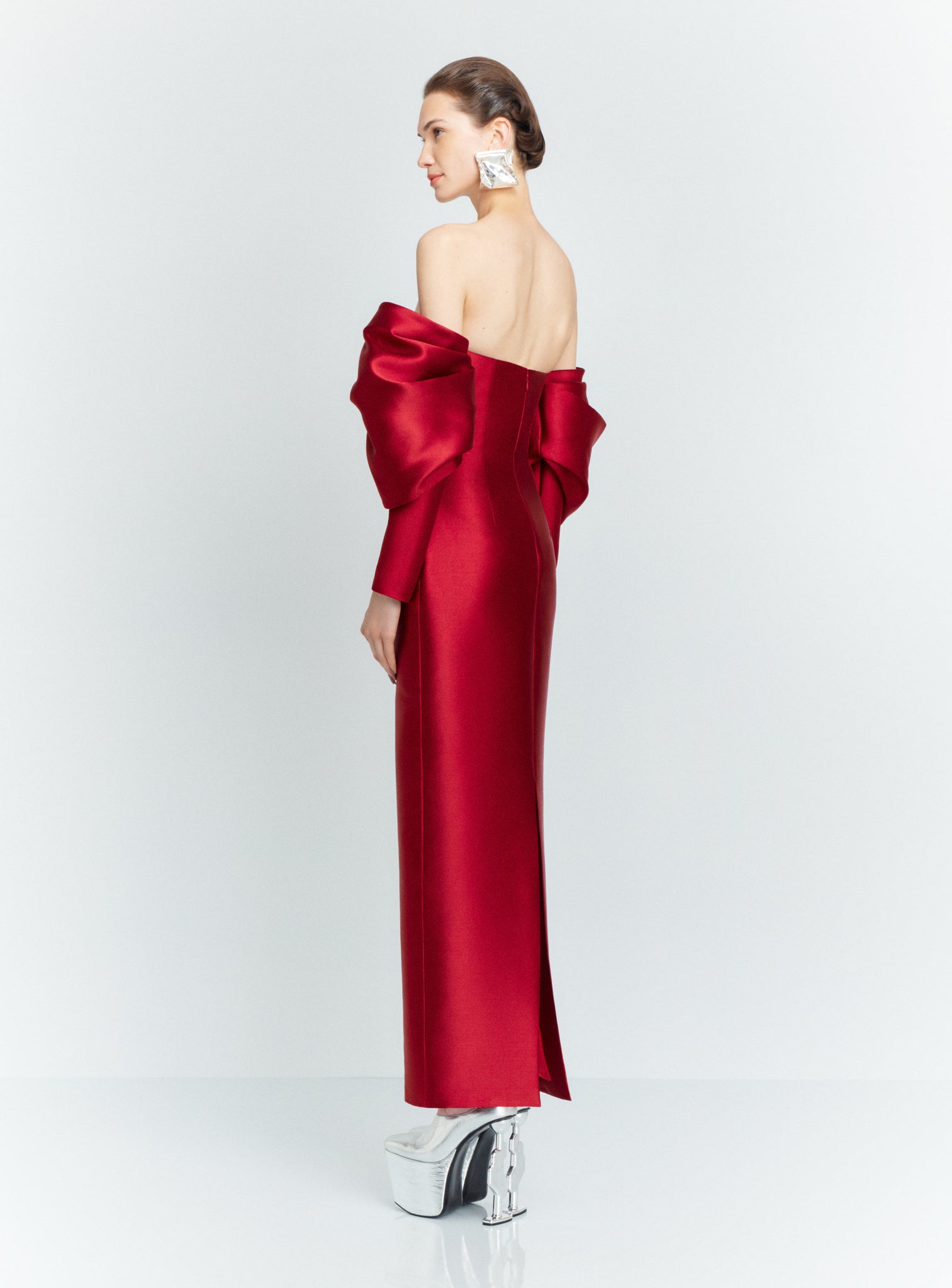 The Laylah Maxi Dress in Ruby