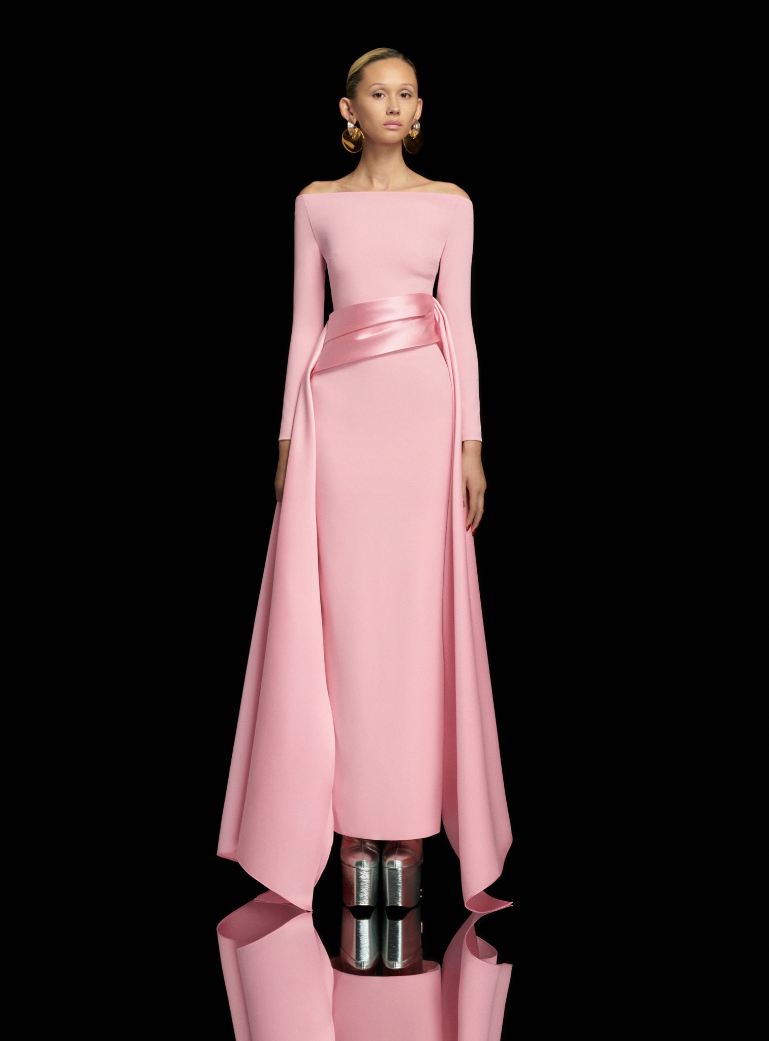 The Irma Maxi Dress in Soft Pink