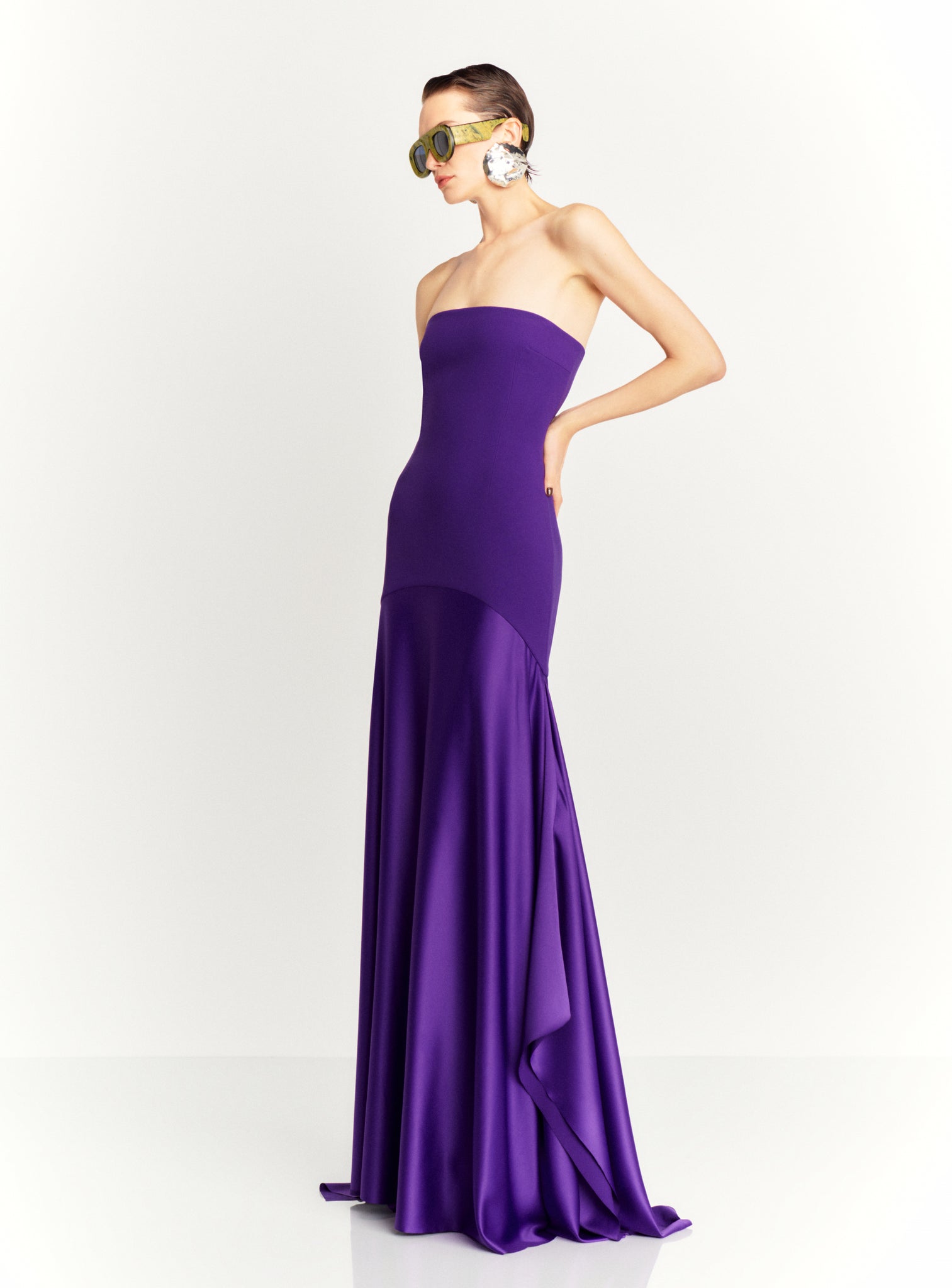 The Alessandra Maxi Dress in Amethyst