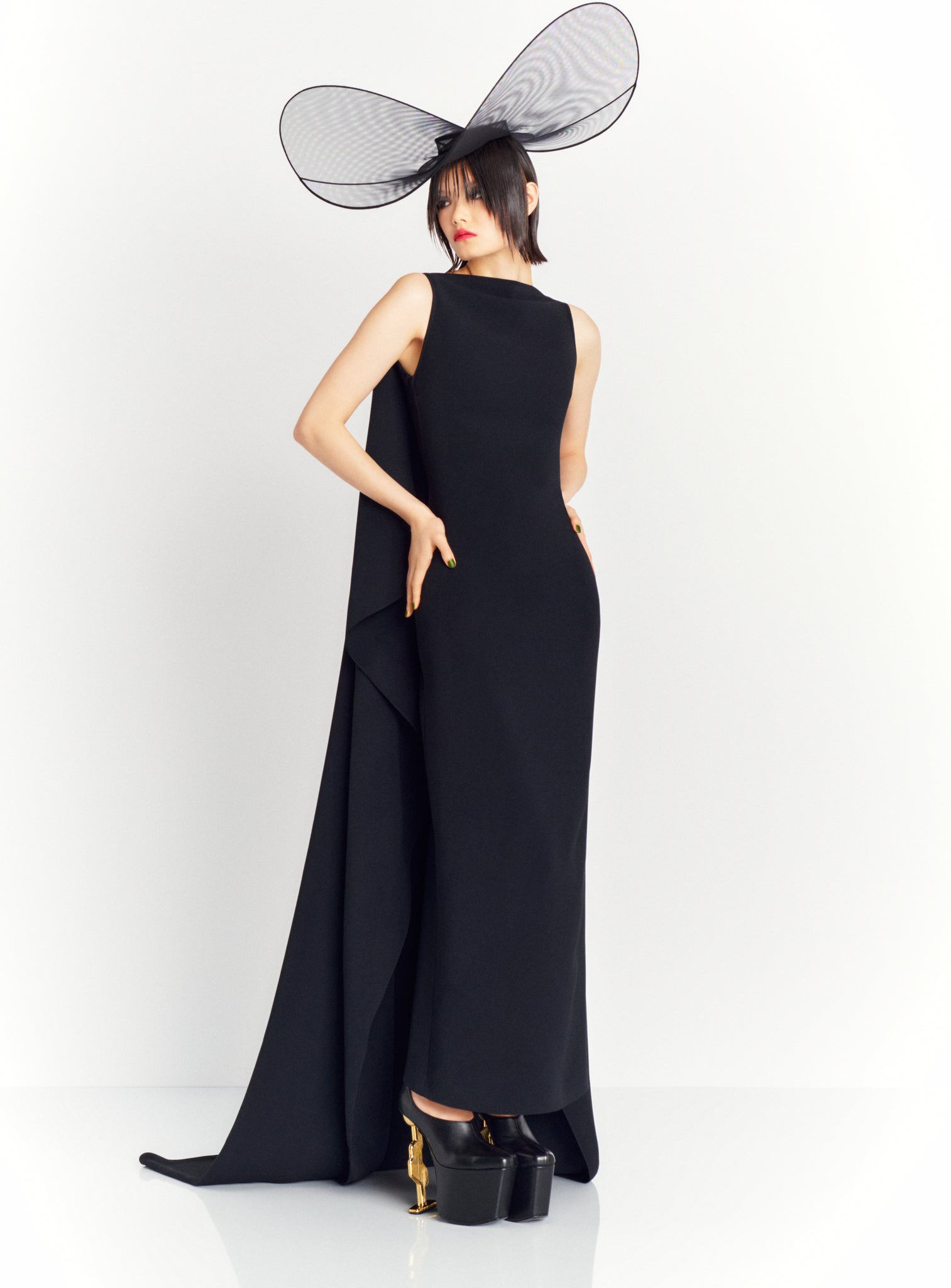 The Kaila Maxi Dress in Black