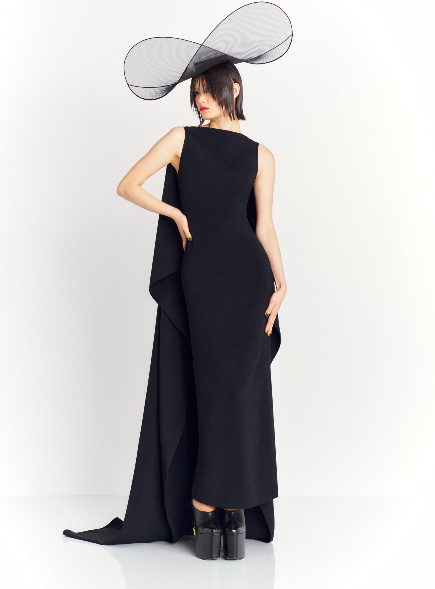 The Kaila Maxi Dress in Black