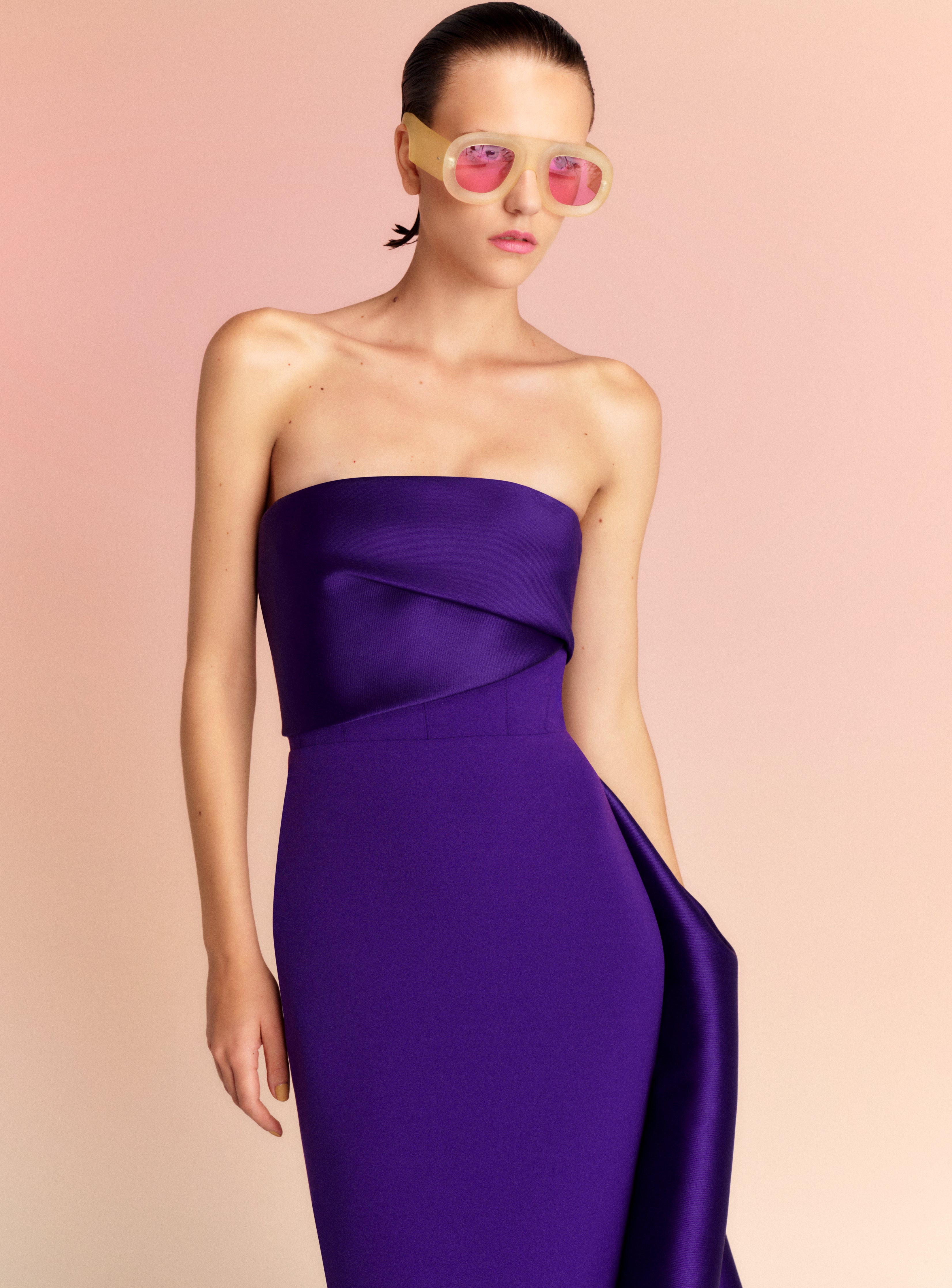 The Kinsley Maxi Dress in Amethyst – Solace London