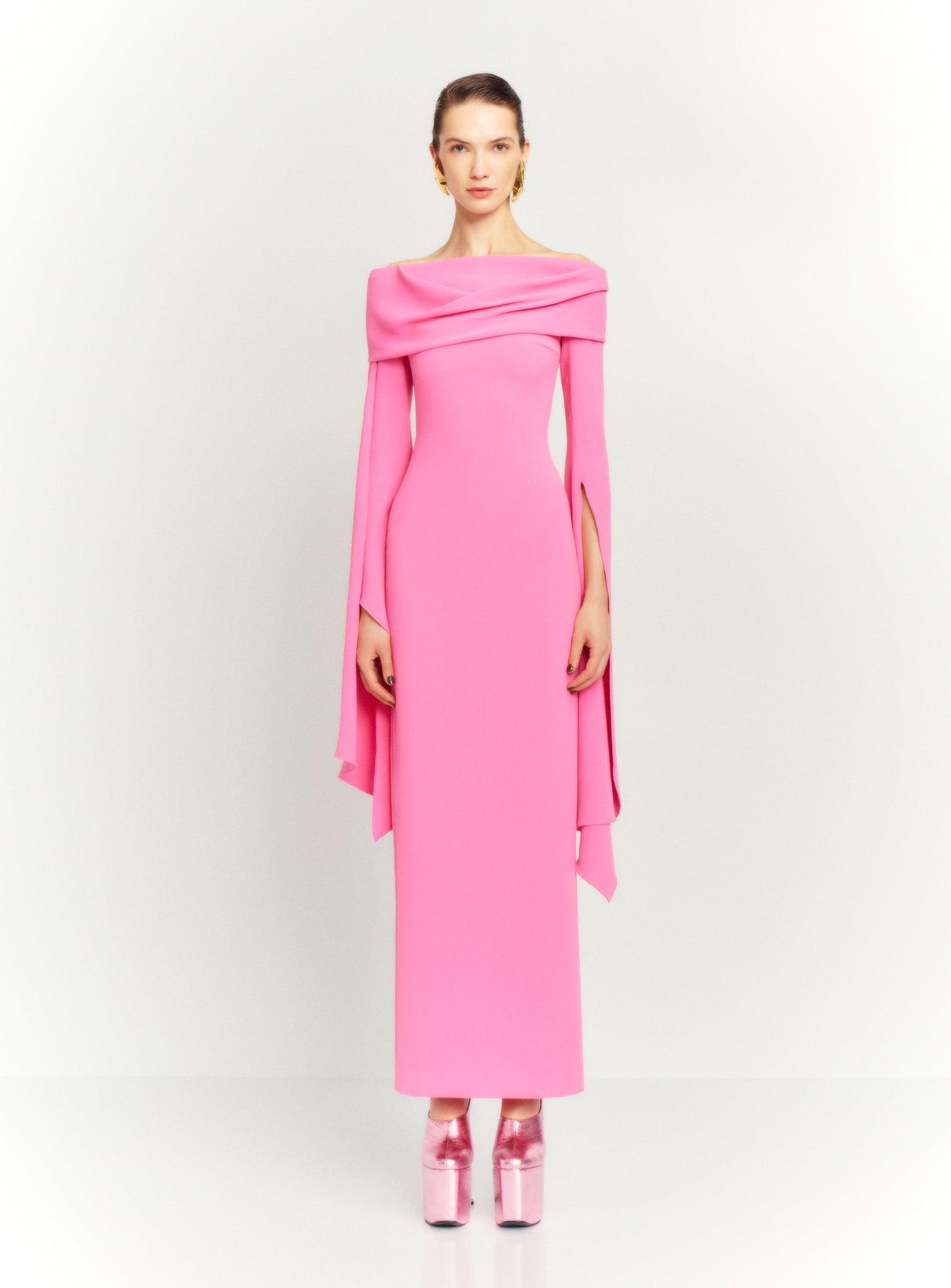 The Arden Maxi Dress in Light Pink
