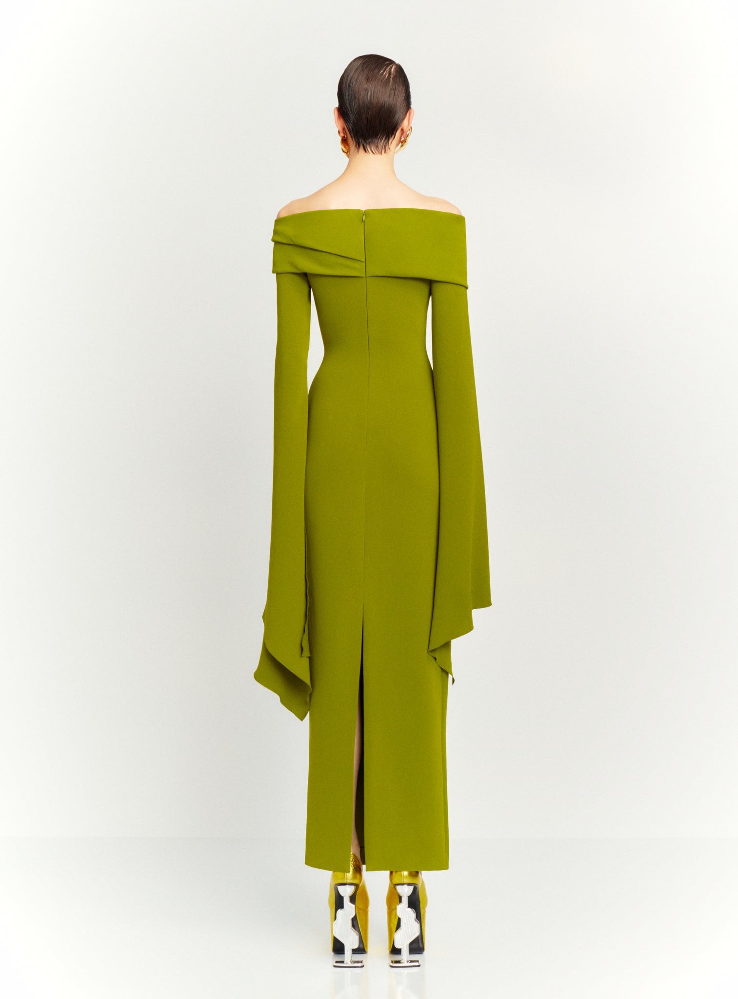 The Arden Maxi Dress in Sweet Pea Green