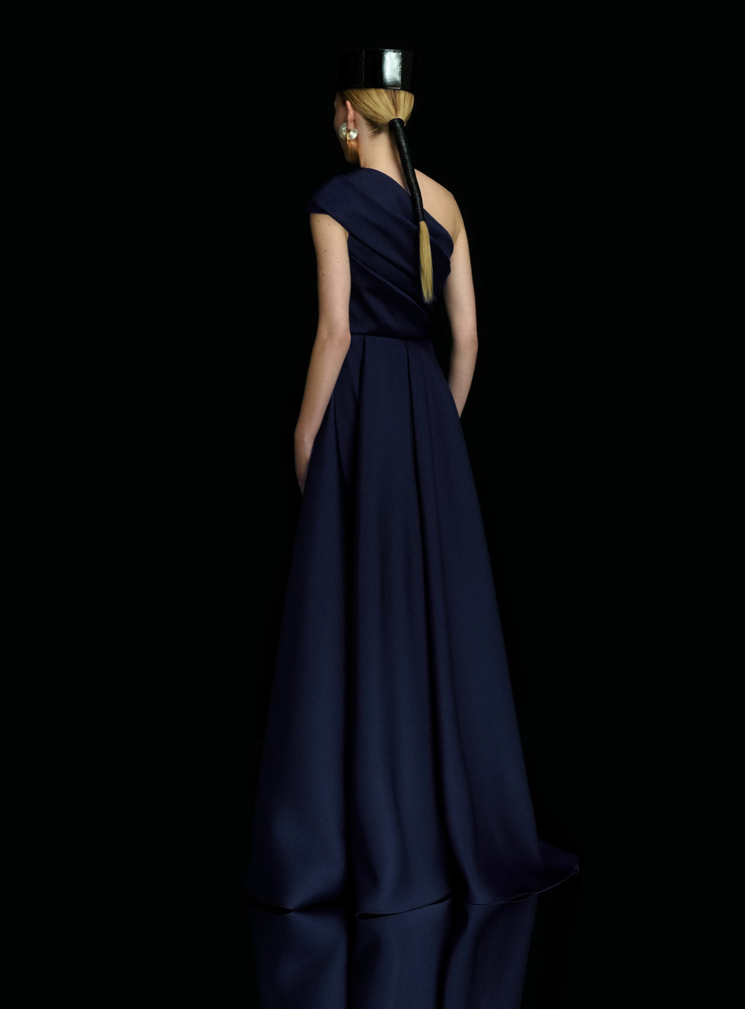 The Alba Maxi Dress in Navy