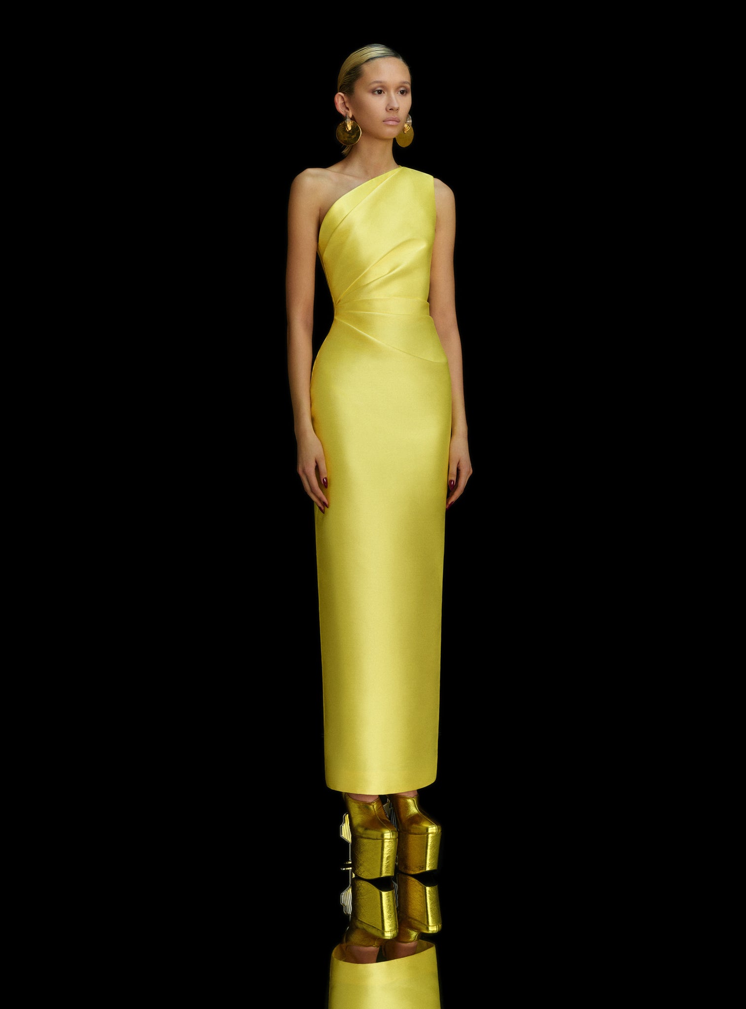 The Kira Maxi Dress in Lemon