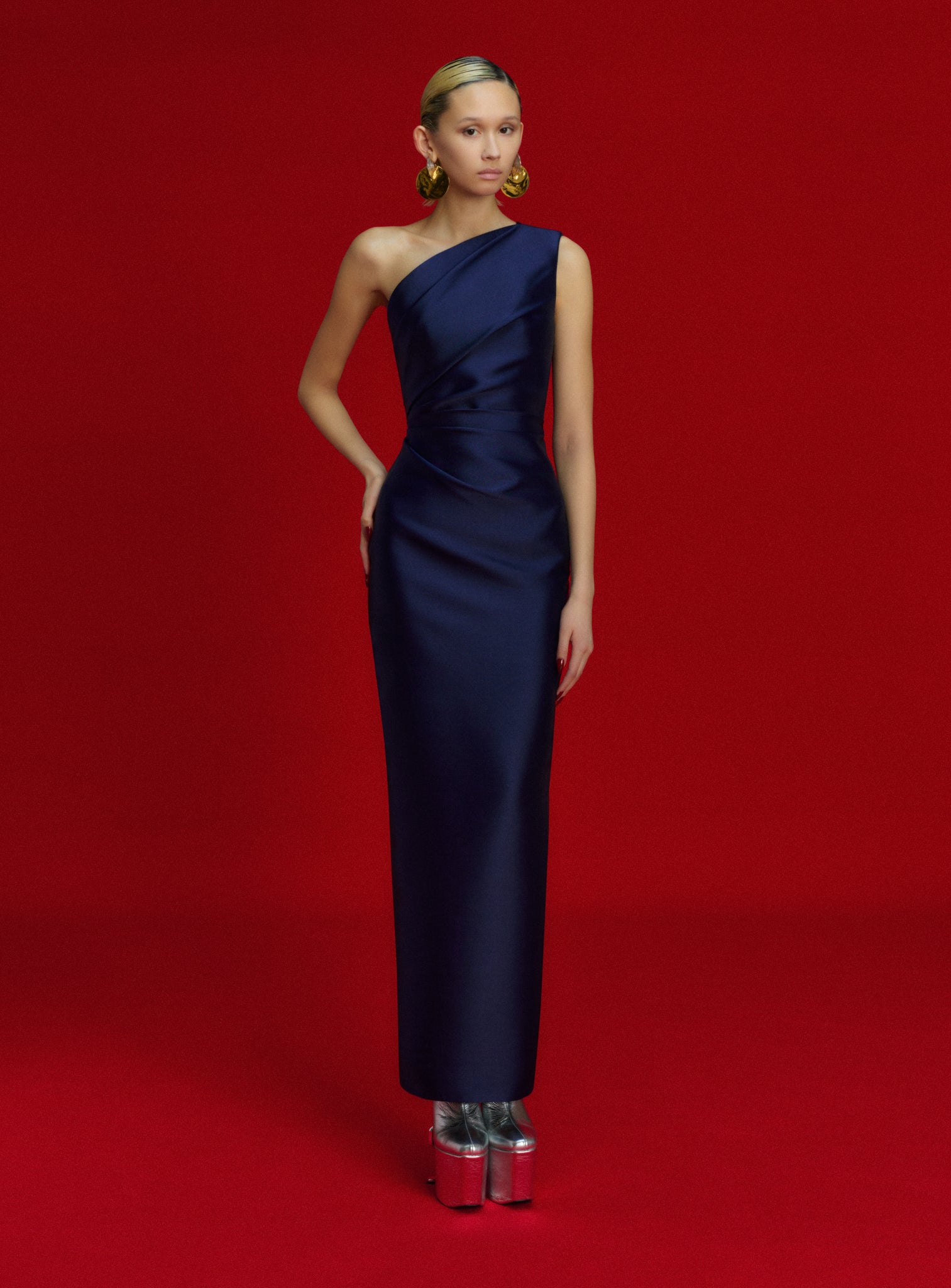 The Kira Maxi Dress in Navy