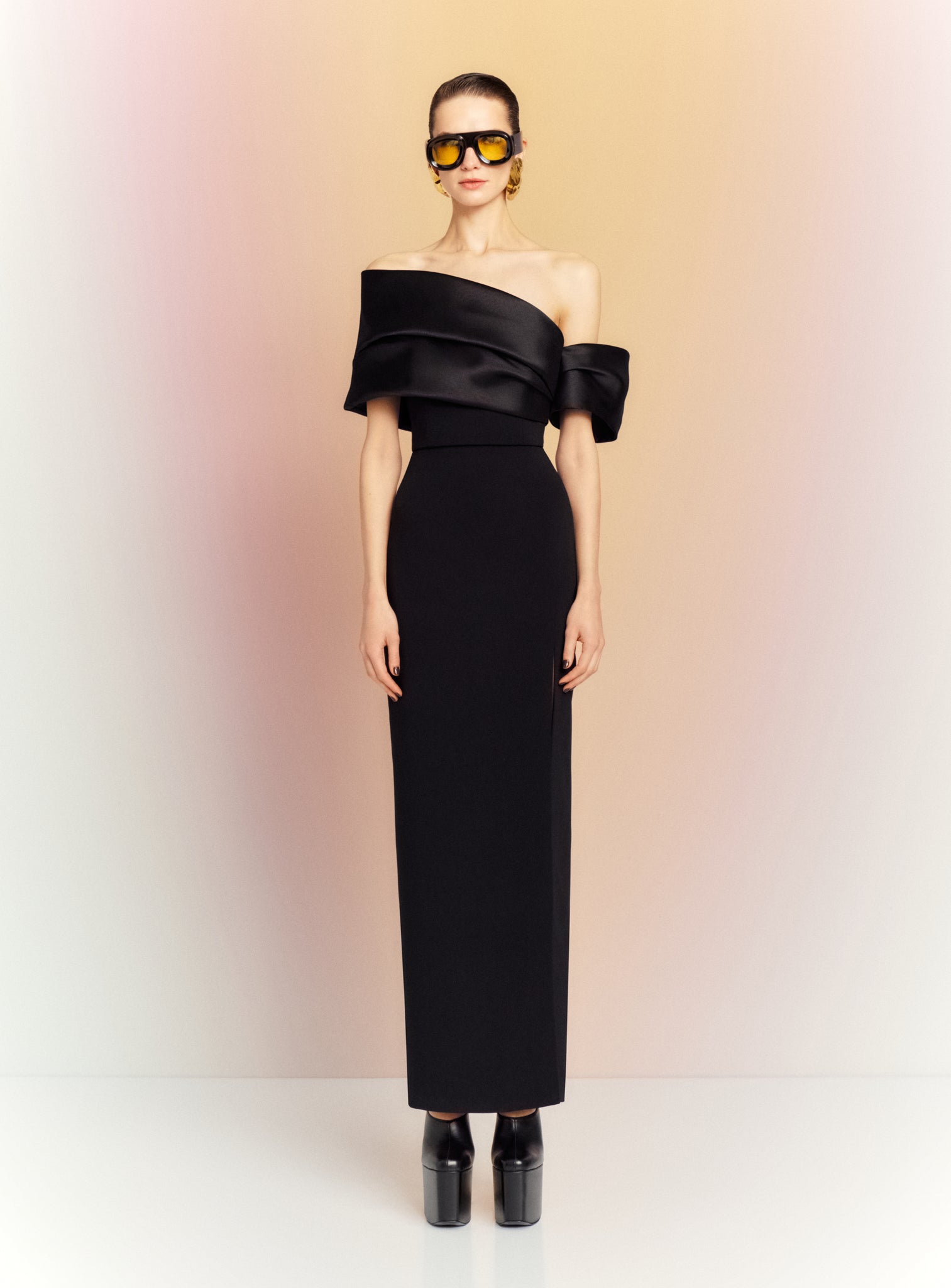 The Alexis Maxi Dress in Black