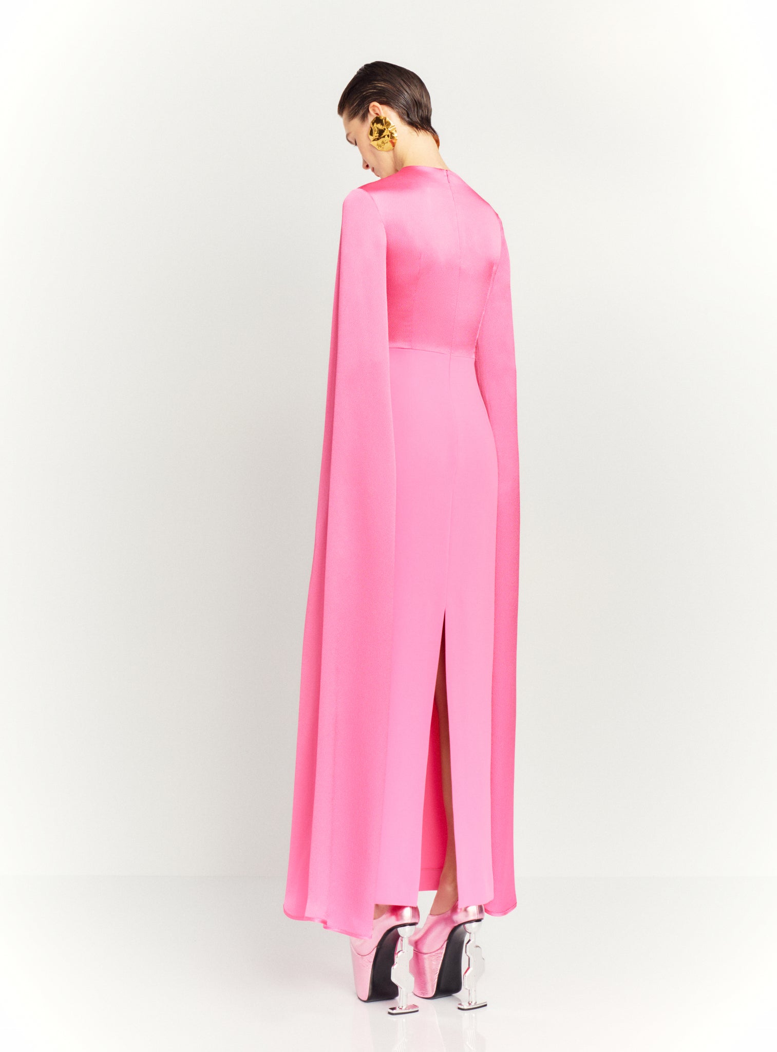 The Adley Maxi Dress in Light Pink