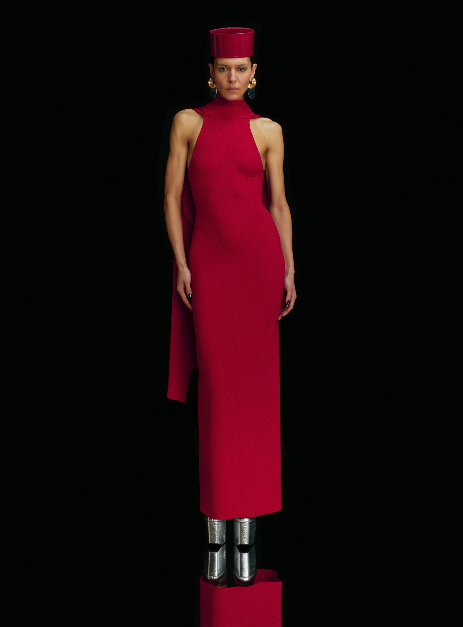 The Emerson Maxi Dress in Ruby