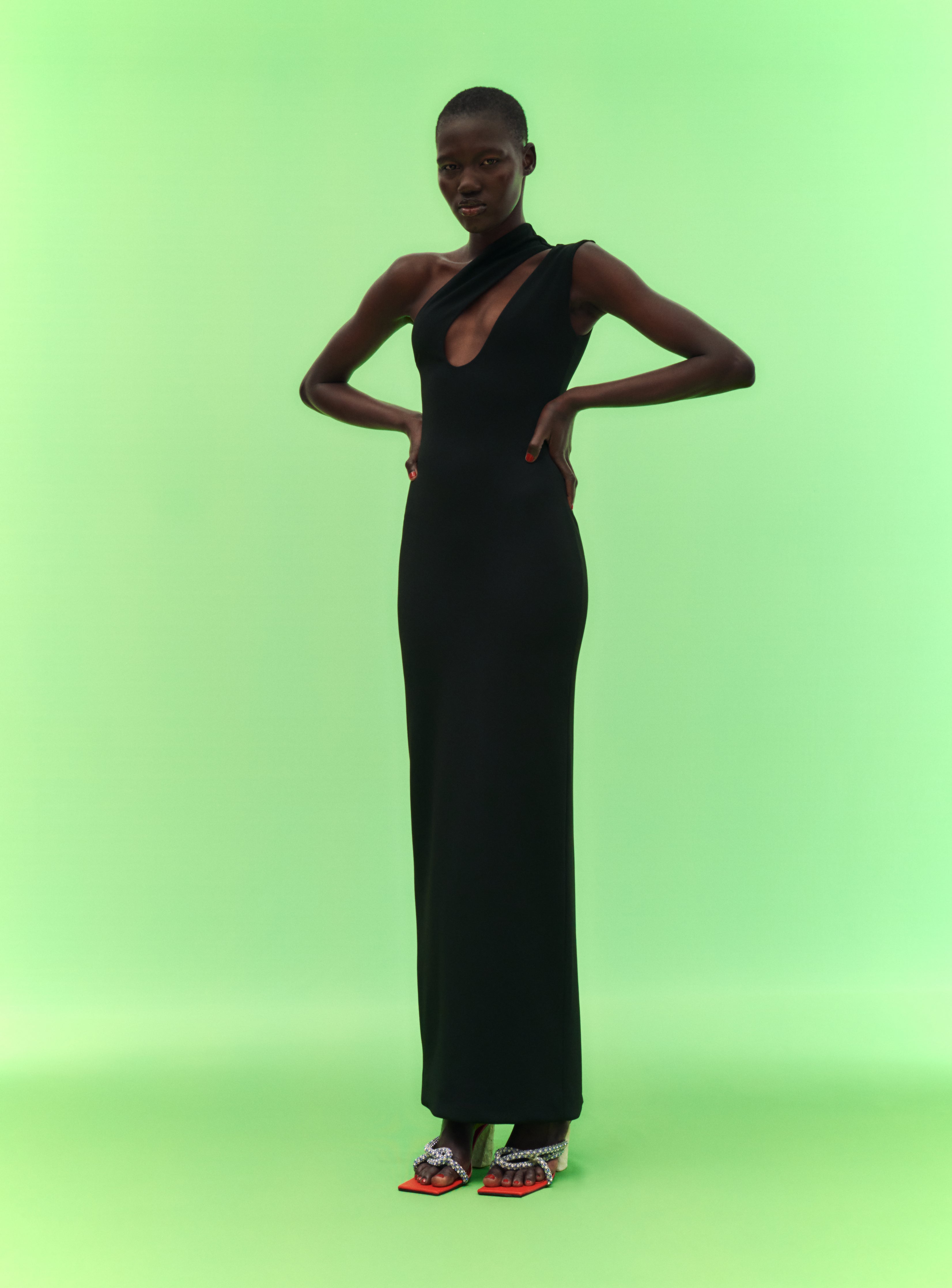 The Krista Maxi Dress in Black – Solace London