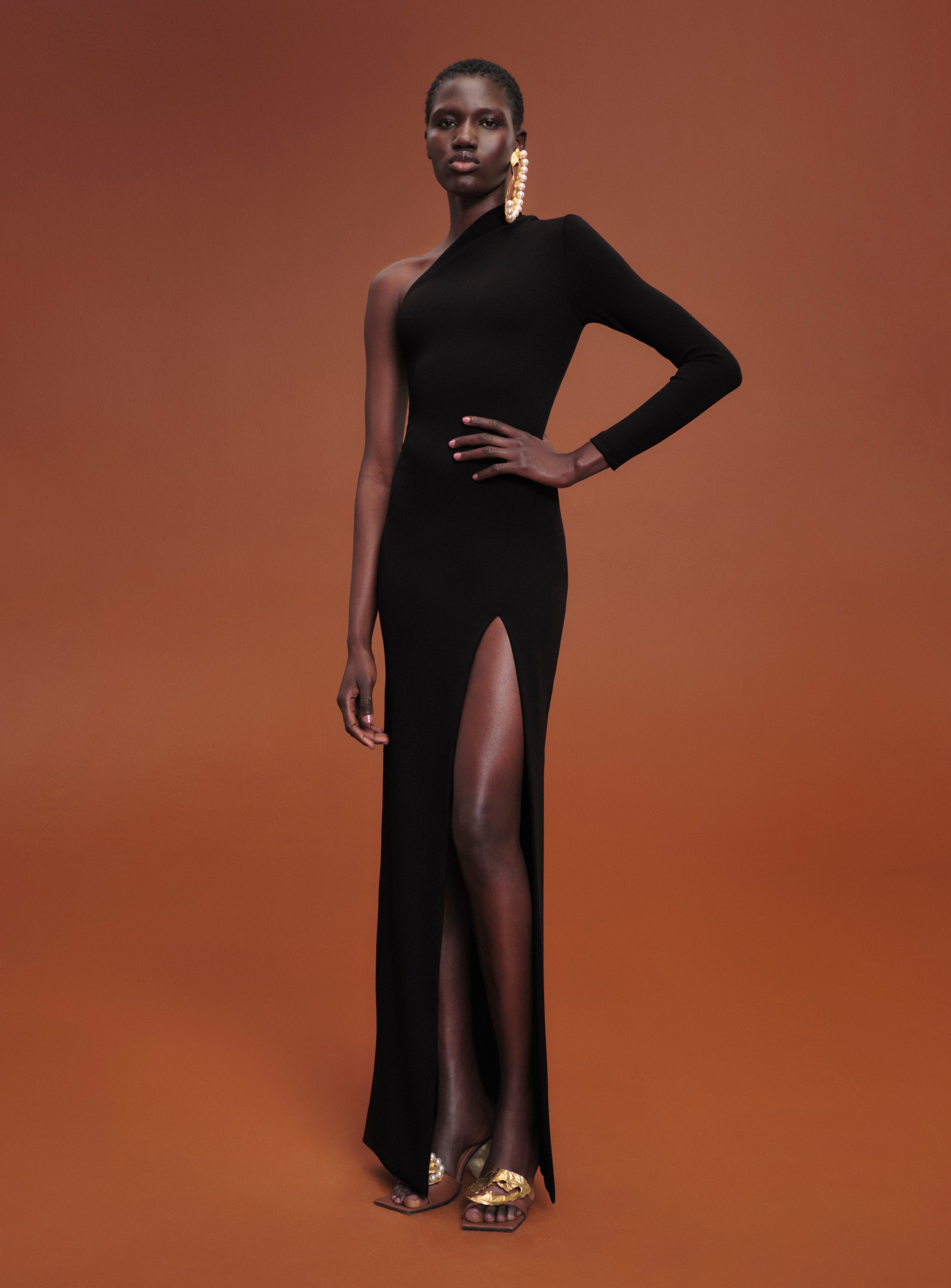 The Nadia Maxi Dress in Black – Solace London