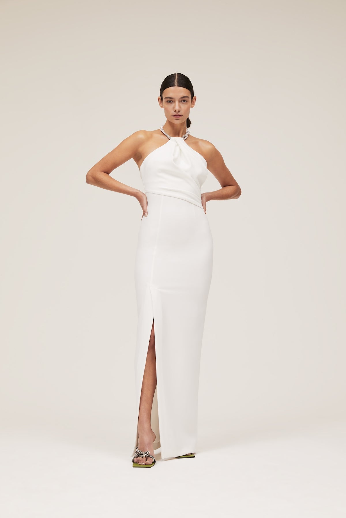 The Danette Dress in Cream – Solace London